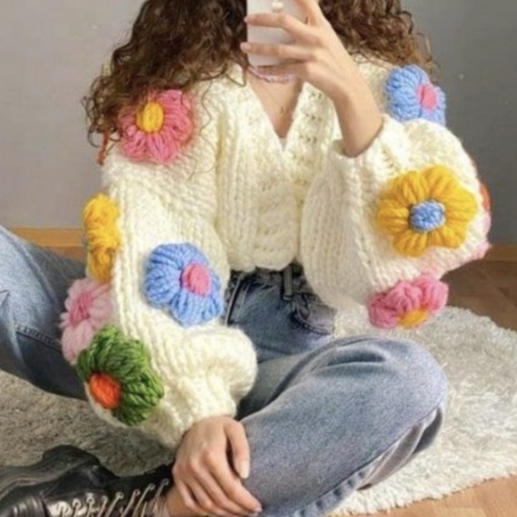 NWT Beulah Cardigan o/s - Picture 5 of 12